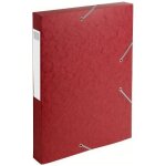 Exacompta - chemise 3 rabats et elastique cartobox dos de 4 cm en carte lustr�e 5 / 10e - 24x32 cm - ...