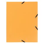 Exacompta chemise a4 3rab + elast pp 24x32 jaune