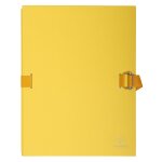 Exacompta chemise dos extensible avec rabat papier - 24x32cm - jaune