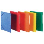 Exacompta chemise a �lastiques, format a4, en carton, bleu