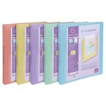 Exacompta classeur 2 anneaux 30mm polypropylne kreacover pastel - a4 - couleurs assorties