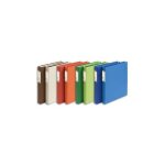 Exacompta classeur 4 anneaux forever, dos 30mm en carton recylc� bicolore assortis