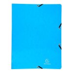 Exacompta classeur a4 2anx15mm iderama bleu clair