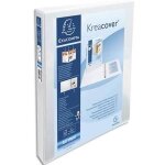Exacompta classeur personnalisable kreacover 2 faces 4 anneaux Ø20 mm en d. en polypropyl�ne blanc.