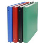 Exacompta classeur rembordé pvc 4 anneaux 30mm - a4 maxi 24x32cm - coloris aléatoire Exacompta classeur rembordé pvc 4 anneaux 30mm - a4 maxi 24x32cm - coloris aléatoire