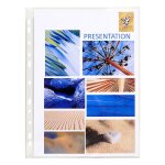 Exacompta etui carton 100 poch. perf. pvc 8 / 100