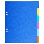 Exacompta intercalaires carte 180g forever 6 positions format ecolier 17x22cm