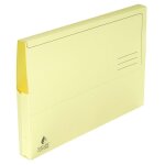 Exacompta pack de 50 chemises poche pour a4 220 g / m 24 x 32 cm jaune canari