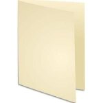 Exacompta paquet de 100 chemises jura 250 en carte 240 grammes ivoire