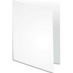 Exacompta paquet de 100 sous - chemises bahia en carte 80 grammes blanc