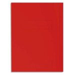 Exacompta paquet de 50 chemises 2 rabats jura en carte 240 grammes coloris rouge