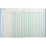 Exacompta piqure 32x25cm achats 15 colonnes sur 2 pages 33 lignes 80pages