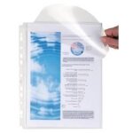 Exacompta - pochette perfor�e s�curis� - extensible - a4 ( paquet de 10 )
