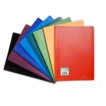 Exacompta porte vues prolypro souple grain�es opaque 10 vues - a4 couleurs assorties