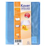 Exacompta prot�ge - cahier translucide kover� - 17x22cm - couleurs assorties