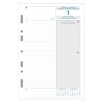 Exacompta recharge exatime 21 journalier mill�sim� 1er semestre 210x142 mm