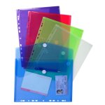 Exacompta sach. 5 poch. enveloppes perf. a4 pp ass