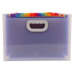 Exacompta trieur valisette maxi 24 compartiments polypropyl�ne crystal
