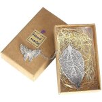 Marque - page exquis en mtal avec pendentif papillon dans une bote cadeau en kraft ¿ design en cuivre ...