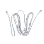 Extension de téléphone, ligne de câble de modem de fax, 9, 8 pieds de longueur, blanc Extension de téléphone, ligne de câble de modem de fax, 9, 8 pieds de longueur, blanc
