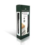 Faber - castell lot de 10 marqueurs cd / dvd multimark permanent m, noir