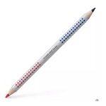 Faber - castell 110910 crayon de couleur bleu et rouge
