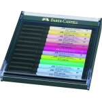 Faber - castell lot de 12 feutres pinceaux tons pastel
