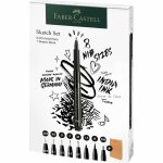 Faber - castell 267102 stylo fin multi noir 8 pi�ce(s)