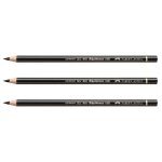 Faber - castell lot de 3 crayons de couleur polychromos mine 3, 8mm a l'huile noir Faber - castell lot de 3 crayons de couleur polychromos mine 3, 8mm a l'huile noir