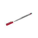 Faber - castell lot de 3 marqueurs cd m non permanent mulimark, rouge