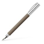 Faber - castell ambition opart stylo - plume syst�me de remplissage cartouche chrome, sable