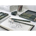 Faber - castell b - 9000 - 3h - blister avec 1 crayon de graphite castell 9000, 3h.