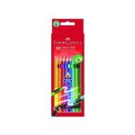 Faber - castell crayons de couleur gommable avec grip, etui Faber - castell crayons de couleur gommable avec grip, etui
