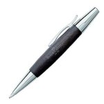 Faber - castell e - motion / 148383 stylo - bille poirier / chrome noir / argent