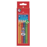 Faber - castell jumbo grip 6 pi�ces