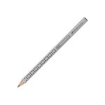 Faber - castell jumbo grip crayon graphite b noir pack de 2