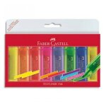 Faber castell pochette de 8 (6 + 2 gratuits) surligneurs textliner 1546, pointe feutre biseautée, assortis ... Faber castell pochette de 8 (6 + 2 gratuits) surligneurs textliner 1546, pointe feutre biseautée, assortis ...