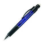 Faber - castell porte - mine grip plus 1307, bleu mtallique, 0, 7mm