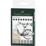 Faber - castell stylo feutre ecco pigment, etui de 8, noir Faber - castell stylo feutre ecco pigment, etui de 8, noir