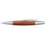Faber - castell stylo plume e - motion en chrome et bois (marron) (import allemagne)