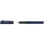 Faber - castell stylo plume grip 2011, b, bleu classique