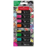 Faber - castell textliner graffiti marqueur 8 pi�ce(s) pointe biseaut�e beige, noir, bleu, vert, rose ...