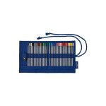 Faber - castell trousse enroulable avec 27 crayons de couleur aquarellables goldfaber