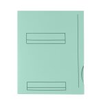 Fast lot de 50 sous dossiers 2 rabats a4 kraft 180g a4 vert pastel