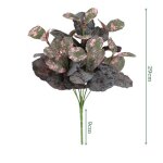 Fausse plante verte injturtle dos bambou, feuilles persanes, plantes de simulation, feuilles artificielles ...