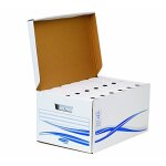 Fellowes 4460504 bundle basic 1 conteneur maxi et 6 boites d'archives dos de 8 cm banker box blanc / ...