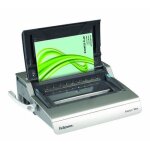 Fellowes galaxy - e wire perforelieur electrique avec anneaux m�tal gris clair / gris anthracite