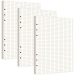 Feuilles a5 - 135 feuilles a5 recharge papier en quadrillé 6 trous vierge feuillets mobiles, papiers ... Feuilles a5 - 135 feuilles a5 recharge papier en quadrillé 6 trous vierge feuillets mobiles, papiers ...