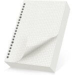 Feuilles a5 recharge papier - 360 pages feuilles mobiles quadrillé 5mm - 100gsm refillable paper 14x21cm ... Feuilles a5 recharge papier - 360 pages feuilles mobiles quadrillé 5mm - 100gsm refillable paper 14x21cm ...