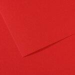 Feuille mi - teintes - 50x65cm - 160g - rouge vif Feuille mi - teintes - 50x65cm - 160g - rouge vif
